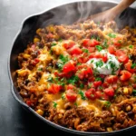 Ground Beef Burrito Skillet First Image
