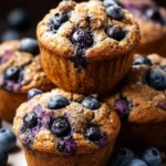 Vegan Blueberry Muffins First Image
