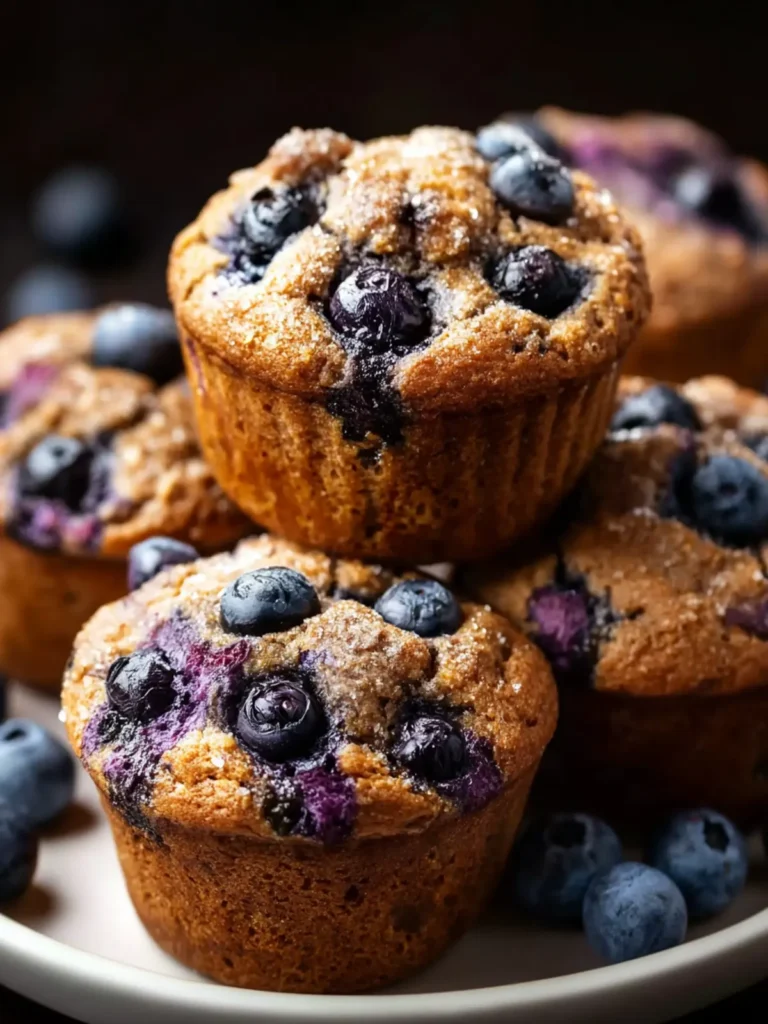 Vegan Blueberry Muffins First Image