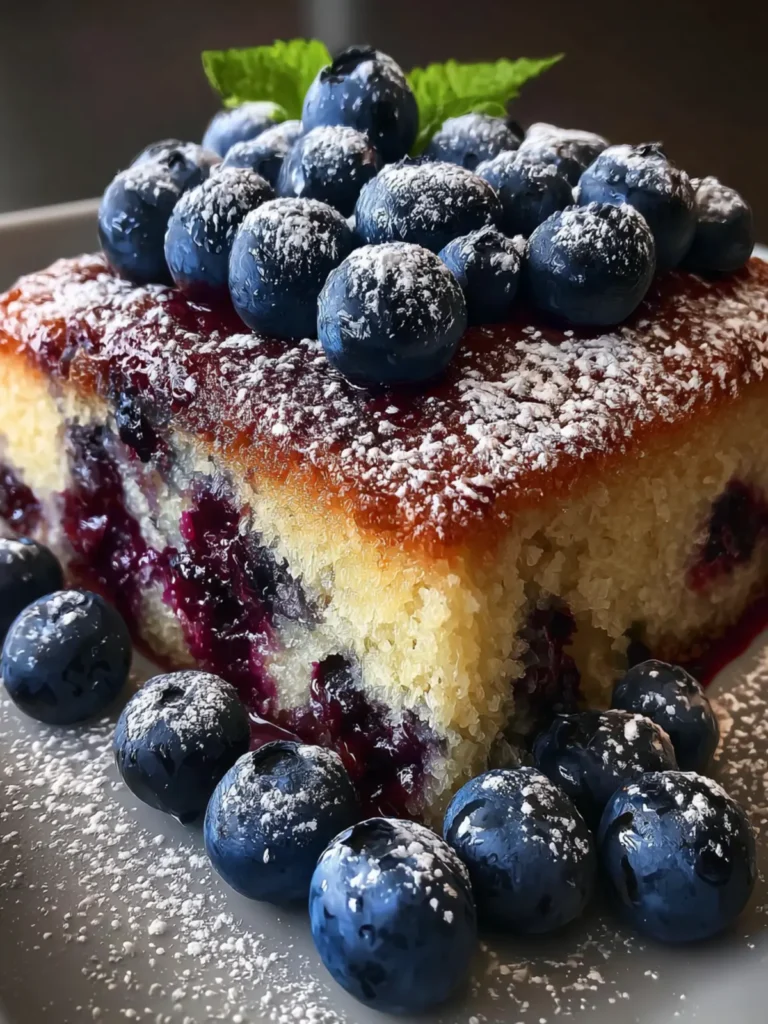 blueberry sheet cake First Image