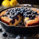 blueberry skillet cake First Image