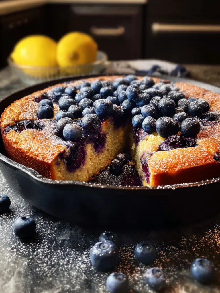 blueberry skillet cake First Image